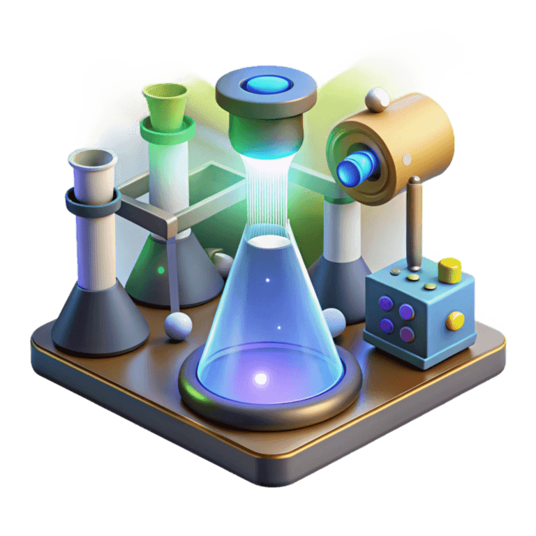 AI-powered keyword research illustration